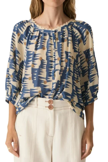 POL CLOTHING Tops-ACE TOP PRINT