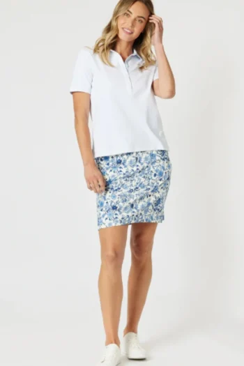 GORDON SMITH Skirts|Weekend Edit-ALEXANDRIA SKIRT BLUE-WHITE