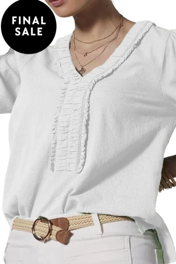 LOOBIES STORY Tops-ALORA TOP WHITE