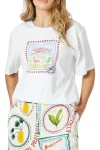 THREADZ T Shirts-AMALFI TEE WHITE