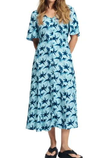 POM Dresses-ARTISAN DRESS BLUE