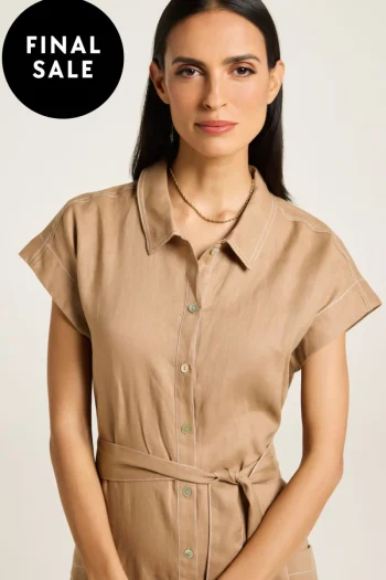 YARRA TRAIL Dresses-ATLAS DRESS TOFFEE