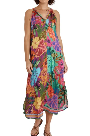LULA SOUL Dresses-AUBERGE MAXI MULTI