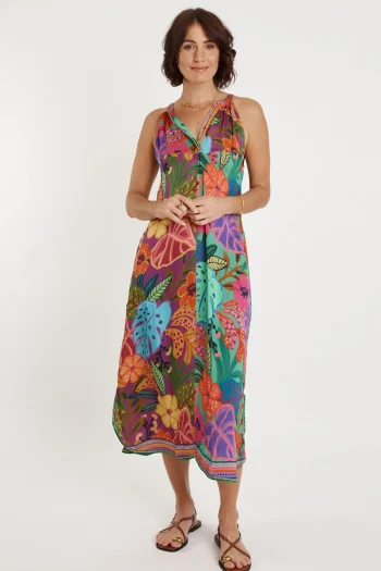 LULA SOUL Dresses-AUBERGE MAXI MULTI