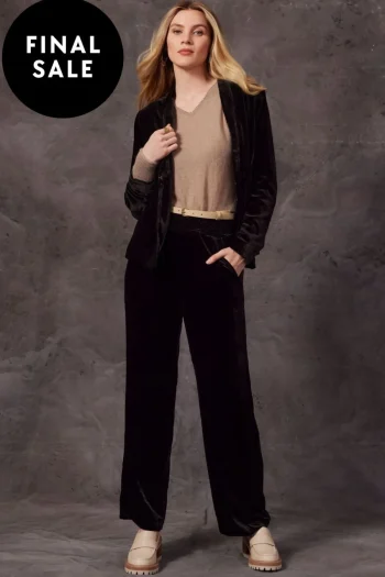 LOOBIES STORY Pants-BEATRIX PANT BLACK