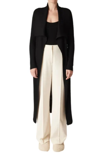 CABLE Cardigans|Winter Style-BEAUMONT MERINO CARDIGAN BLACK