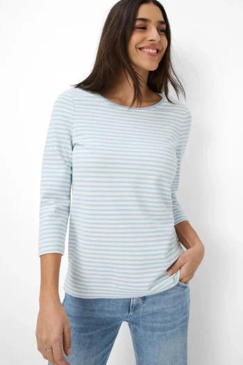 BRAX T Shirts|Tops-BONNIE TEE BLUE