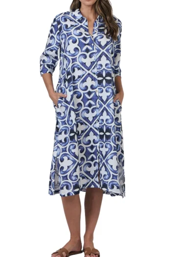 NATURALS BY O AND J Dresses-BUTTON DOWN MIDI