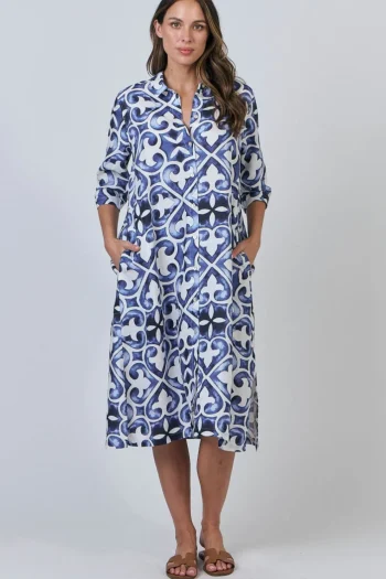 NATURALS BY O AND J Dresses-BUTTON DOWN MIDI