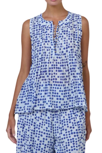 NAMASTAI Tops-BUTTON FRONT TOP