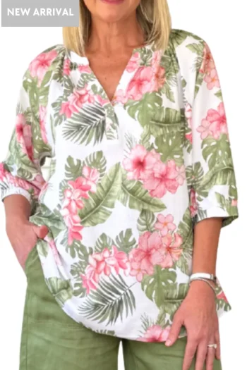 GORDON SMITH Tops|Weekend Edit-CALEDONIA TOP MULTI