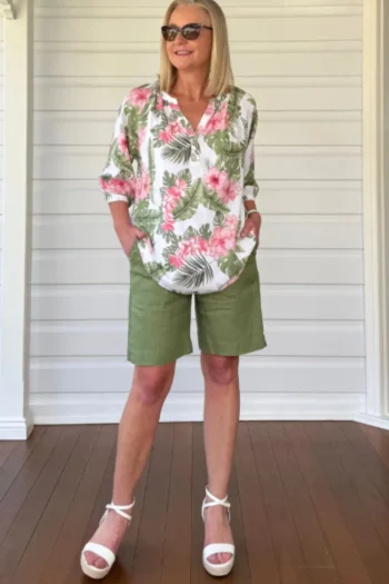 GORDON SMITH Tops|Weekend Edit-CALEDONIA TOP MULTI