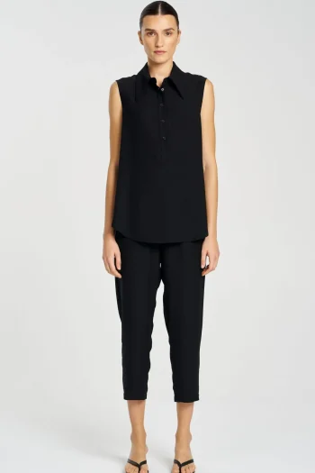 MELA PURDIE Pants-CAPRI PANT BLACK