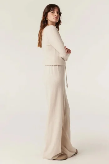 CABLE Jumpers|Winter Style-CASHMERE CREW JUMPER OATMEAL