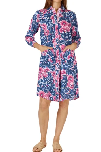 RUBY YAYA Dresses-CATEMBE SHIRTMAKER NAVY