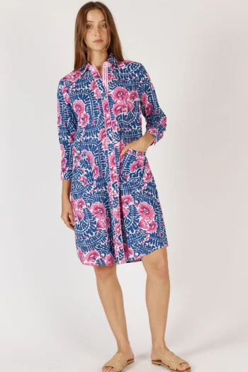 RUBY YAYA Dresses-CATEMBE SHIRTMAKER NAVY