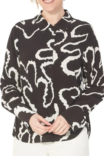 VERGE Shirts|Winter Style-CHROME SHIRT PRINT