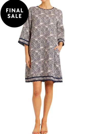 ALESSANDRA Dresses-CLAIRE DRESS RAYA NAVY