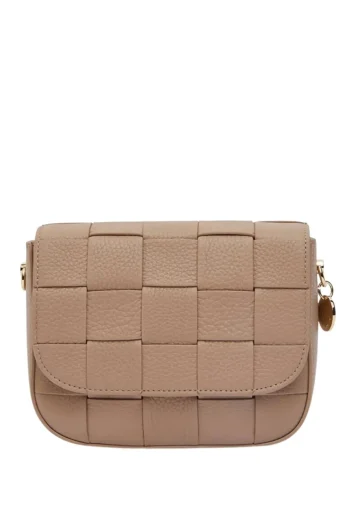 ARLINGTON MILNE Gift Guide|Bags-CLARA WEAVE CROSSBODY FAWN