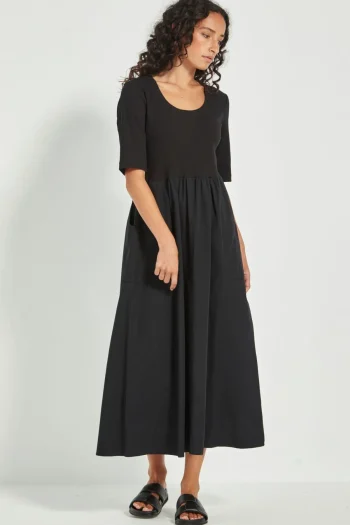VERGE Dresses-CONTESSA DRESS BLACK