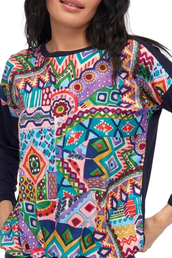 TINTA Tops-DELFINA T SHIRT NAVY