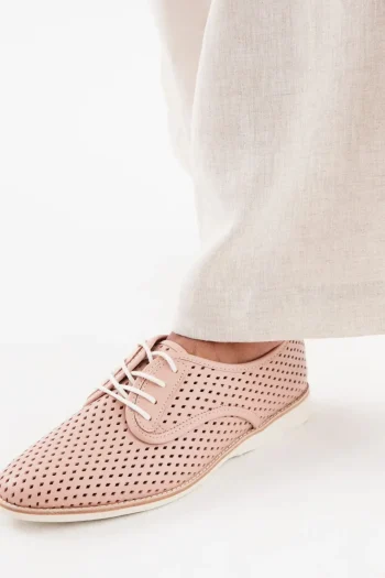 ROLLIES Shoes-DERBY PUNCH CHALK-PINK