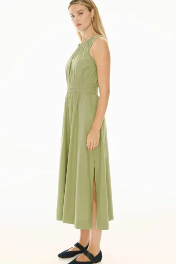POL CLOTHING Dresses-EIRA TANK DRESS GREEN