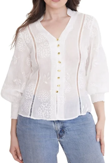 KAMARE Shirts|Winter Style-ELLIE SHIRT WHITE