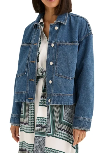 YARRA TRAIL Jackets|Winter Style-ENVY JACKET MID-WASH