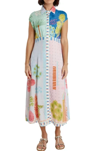 LULA SOUL Dresses-ETEREO MIDI LAGOON