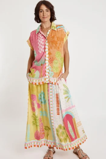 LULA SOUL Skirts-ETEREO SKIRT MELON