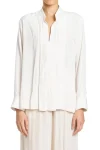 MELA PURDIE Blouses-FAN BLOUSE WHITE