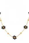 SUSAN ROSE Jewellery|Gift Guide-FLOWER NECKLACE BLACK