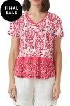 VERGE Tops-FRANCESCA TOP PINK