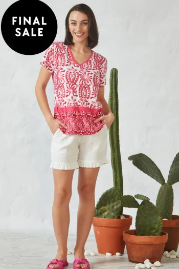 VERGE Tops-FRANCESCA TOP PINK