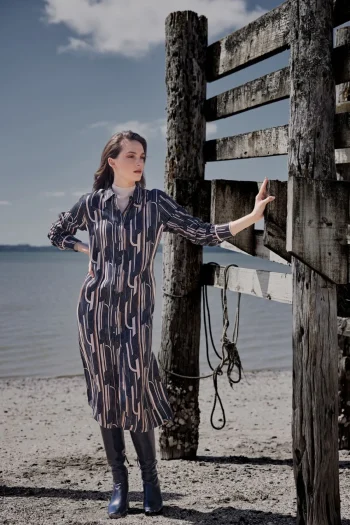 MADLY SWEETLY Dresses|Winter Style-FREEFALL DRESS BLACK