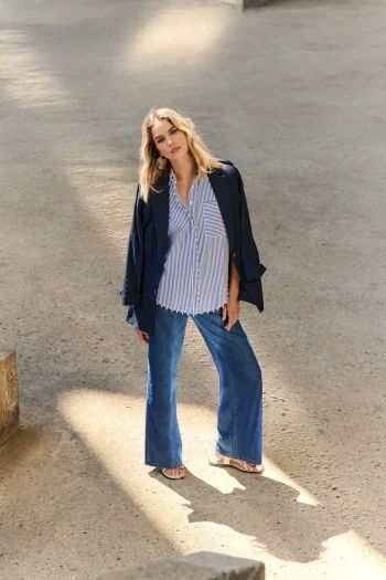 JOSEPH RIBKOFF Jeans|Winter Style-GOLDIE WIDE LEG JEAN