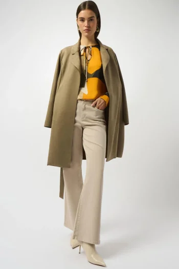 JOSEPH RIBKOFF Jeans|Winter Style-GOLDIE WIDE LEG JEAN MOONSTONE