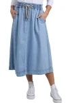 ELM Skirts-GRETA DENIM SKIRT LIGHT-BLUE