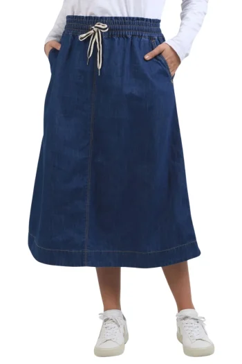 ELM Skirts|Winter Style-GRETA SKIRT DARK-BLUE