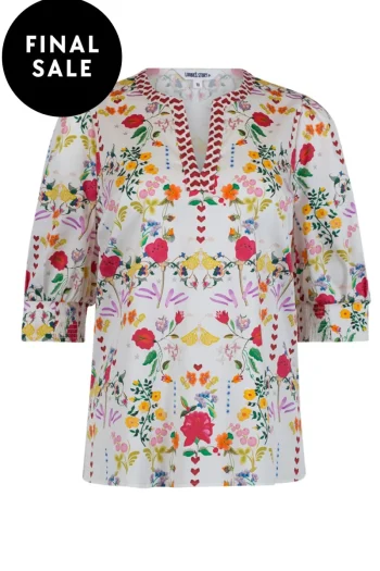 LOOBIES STORY Tops-HARMONIA TOP WHITE