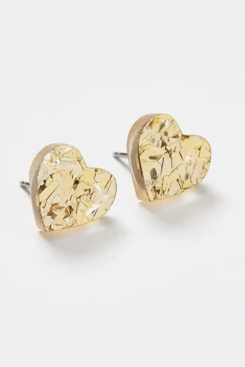 MARTHA JEAN Jewellery|Gift Guide-HEART STUD EARRINGS