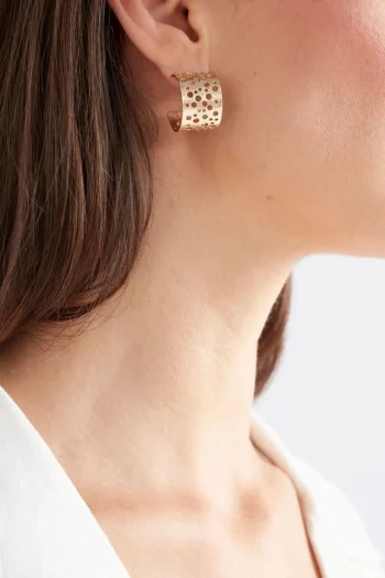 ELK Jewellery|Winter Style-HULLE TINY HOOP EARRING GOLD