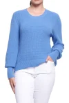 FOIL Jumpers|Winter Style-ILLUMINATING SWEATER BLUE