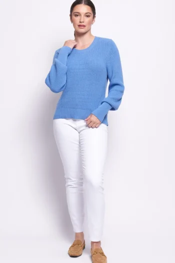 FOIL Jumpers|Winter Style-ILLUMINATING SWEATER BLUE