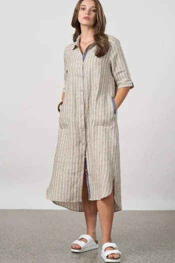 MADLY SWEETLY Dresses|Weekend Edit-INTERVAL SHIRT DRESS