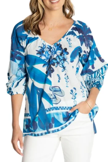 LULA LIFE Tops-KARASI TOP WHITE