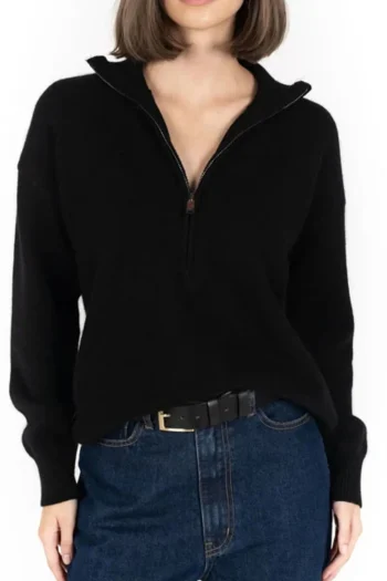 HUMIDITY Jumpers|Winter Style-KNOX ZIP SWEATER