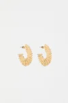 ELK Jewellery-KRUSEN HOOP EARRING GOLD
