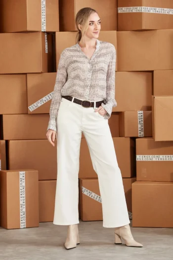 VERGE Tops|Winter Style-LEON SHIRT PRINT